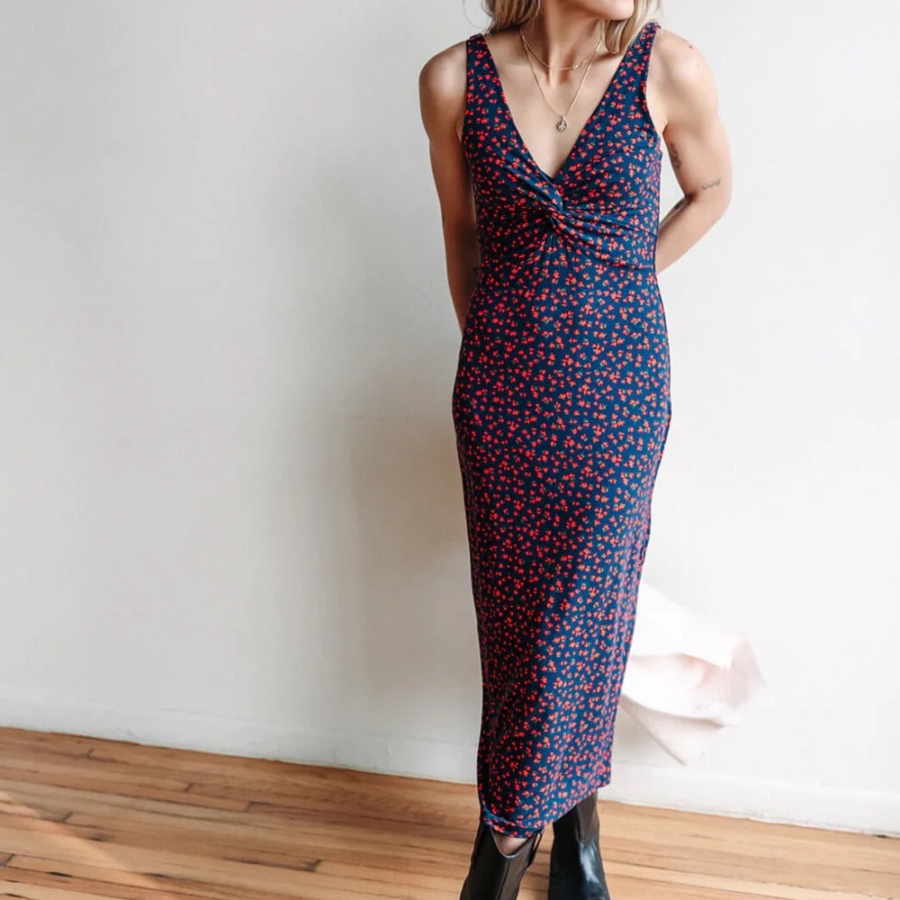 Z Supply Eleve La Rosa Ditsy Midi Dress